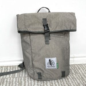 Steam Whistle roll top backpack cooler